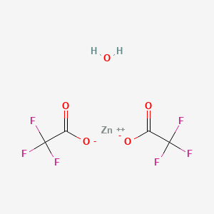 Zinc trifluoroacetate hydrate | C4H2F6O5Zn | CID 57375648 - PubChem