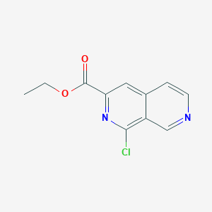 Ethyl1-chloro-2,7-naphthyridine-3-carboxylate