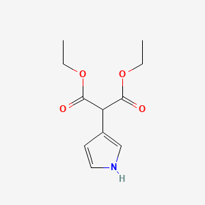 diethyl 2-(1H-pyrrol-3-yl)propanedioate | C11H15NO4 | CID 57964868 ...