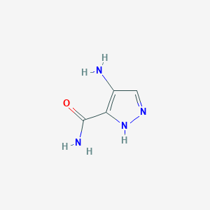 4-Amino-1H-pyrazole-5-carboxamide | C4H6N4O | CID 580973 - PubChem