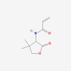 N-(4,4-Dimethyl-2-oxotetrahydrofuran-3-yl)acrylamide | C9H13NO3 | CID ...