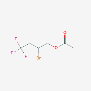 2-Bromo-4,4,4-trifluorobutyl acetate