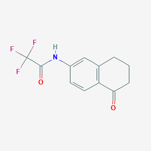 2,2,2-Trifluoro-N-(5-oxo-5,6,7,8-tetrahydronaphthalen-2-yl)acetamide