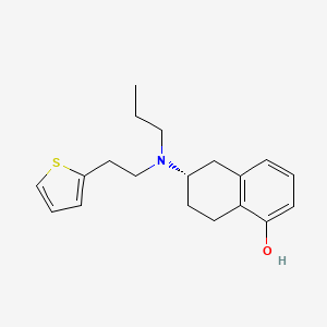 1-Naphthalenol, 5,6,7,8-tetrahydro-6-[propyl[2-(2-thienyl)ethyl]amino]-, (6S)-