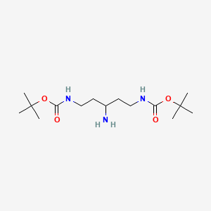 tert-butylN-(3-amino-5-{[(tert-butoxy)carbonyl]amino}pentyl)carbamate ...