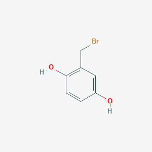 2-(Bromomethyl)benzene-1,4-diol | C7H7BrO2 | CID 59639051 - PubChem