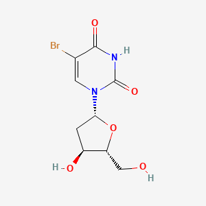 5-bromo-1-((2R,4R,5R)-4-hydroxy-5-(hydroxymethyl)-tetrahydrofuran-2-yl)pyrimidine-2,4(1H,3H)-dione