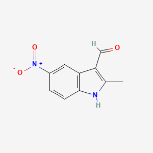 2-Methyl-5-nitro-1H-indole-3-carbaldehyde