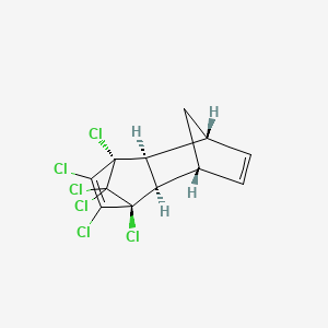 1S,2R,3R,6R,7S,8S)-1,8,9,10,11,11-hexachlorotetracyclo[6.2.1.13,6.02,7]dodeca-4,9-diene | C12H8Cl6 PubChem CID | 61103 