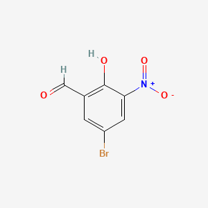 5-Bromo-2-hydroxy-3-nitrobenzaldehyde