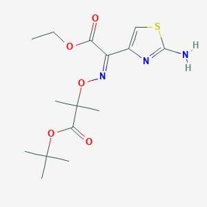 (Z)-tert-Butyl 2-(((1-(2-aminothiazol-4-yl)-2-ethoxy-2-oxoethylidene)amino)oxy)-2-methylpropanoate