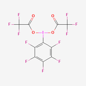 Bis(trifluoroacetoxy)iodopentafluorobenzene