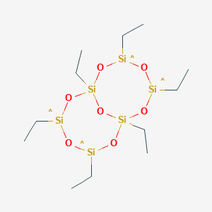 1,3,5,7,9,11-Hexaethylbicyclo[5.5.1]hexasiloxane | C12H30O7Si6 | CID ...