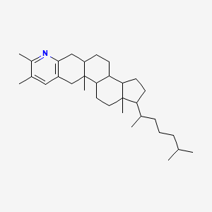 Pyrido[3,2-b]cholestene, 2',3'-dimethyl- | C32H51N | CID 635054 - PubChem