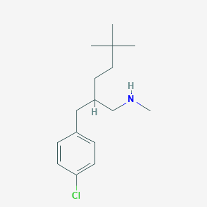 2 4 Chlorophenyl Methyl N 5 5 Trimethylhexan 1 Amine C16h26cln Pubchem
