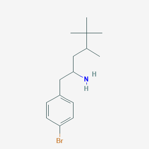 1 4 Bromophenyl 4 5 5 Trimethylhexan 2 Amine C15h24brn Pubchem