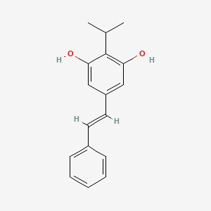 3,5-Dihydroxy-4-isopropylstilbene | C17H18O2 - PubChem