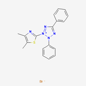 3-(4,5-Dimethylthiazol-2-yl)-2,5-diphenyl-2,3-dihydro-1H-tetrazol-3-ium bromide