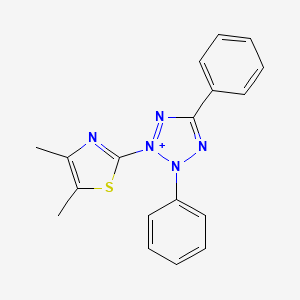 Thiazolyl Blue cation | C18H16N5S+ - PubChem