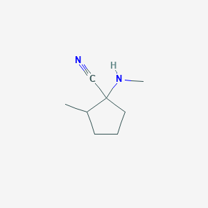 2-Methyl-1-(methylamino)cyclopentanecarbonitrile | C8H14N2 | CID ...