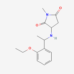 3-[1-(2-Ethoxyphenyl)ethylamino]-1-methylpyrrolidine-2,5-dione ...