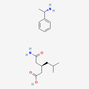 (3R)-3-(2-amino-2-oxoethyl)-5-methylhexanoic acid;(1S)-1 ...