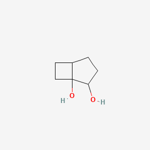 Bicyclo[3.2.0]heptane-1,2-diol | C7H12O2 | CID 66908122 - PubChem