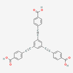 4 4 4 Benzene 1 3 5 Triyltris Ethyne 2 1 Diyl Tribenzoic Acid C33h18o6 Pubchem