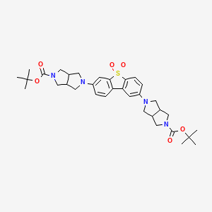 Tert-butyl 2-[7-[5-[(2-methylpropan-2-yl)oxycarbonyl]-1,3,3a,4,6,6a ...