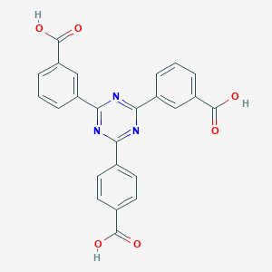 3-[4-(3-Carboxyphenyl)-6-(4-carboxyphenyl)-1,3,5-triazin-2-yl]benzoic ...