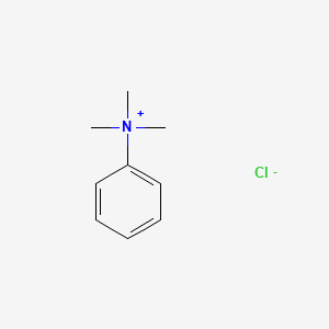 Diethyl(phenyl)ammonium chloride, C10H16ClN