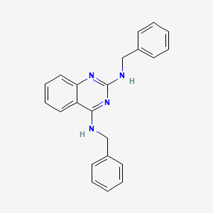 2,4-Quinazolinediamine, N2,N4-bis(phenylmethyl)-