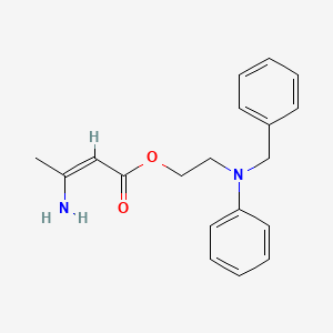 (Z)-2-(Benzyl(phenyl)amino)ethyl 3-aminobut-2-enoate