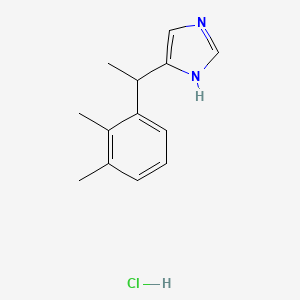 1H-Imidazole, 5-[1-(2,3-dimethylphenyl)ethyl]-, hydrochloride (1:1)