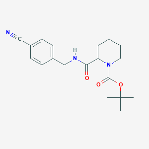 tert-Butyl 2-((4-cyanobenzyl)carbamoyl)piperidine-1-carboxylate