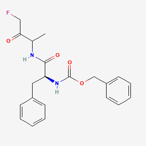 Carbamic acid,N-[(1S)-2-[(3-fluoro-1-methyl-2-oxopropyl)amino]-2-oxo-1-(phenylmethyl)ethyl]-,phenylmethyl ester