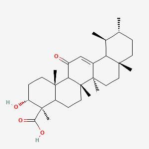 (3α,4β)-3-hydroxy-11-oxo-urs-12-en-23-oic acid