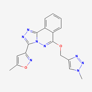 1,2,4-Triazolo[3,4-a]phthalazine, 3-(5-methyl-3-isoxazolyl)-6-[(1-methyl-1H-1,2,3-triazol-4-yl)methoxy]-