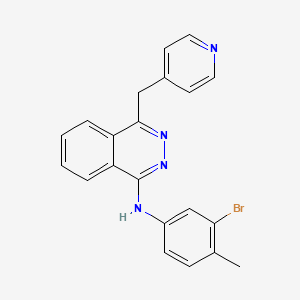 	N-(3-Bromo-4-methylphenyl)-4-(pyridin-4-ylmethyl)phthalazin-1-amine