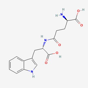 	(R)-2-amino-5-(((S)-1-carboxy-2-(1H-indol-3-yl)ethyl)amino)-5-oxopentanoic acid