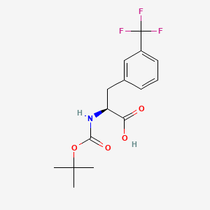 (S)-2-((tert-Butoxycarbonyl)amino)-3-(3-(trifluoromethyl)phenyl)propanoic acid