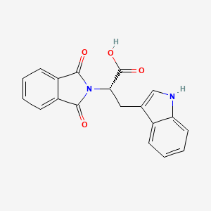 1H-Indole-3-propanoic acid, α-(1,3-dihydro-1,3-dioxo-2H-isoindol-2-yl)-, (αS)-