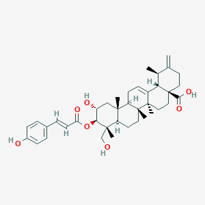 3 O Trans P Coumaroyl Actinidic Acid C39h52o7 Pubchem