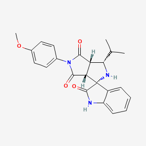 (1S,3R,3aR,6aS)-5-(4-methoxyphenyl)-1-propan-2-ylspiro[1,2,3a,6a ...