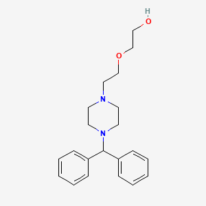 Ethanol, 2-[2-[4-(diphenylmethyl)-1-piperazinyl]ethoxy]-