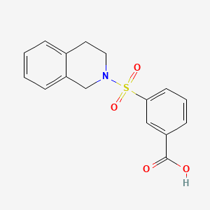 3-(3,4-Dihydroisoquinolin-2(1H)-ylsulfonyl)benzoic acid