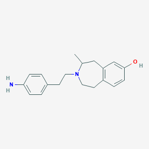 2-(4-chloro-2,5-dimethoxyphenyl)-N-(2-methoxybenzyl) ethanamine (25C-NBOMe) image