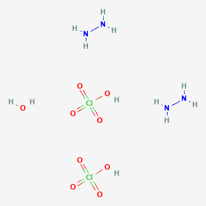 Hydrazine;perchloric acid;hydrate | Cl2H12N4O9 | CID 71354441 - PubChem