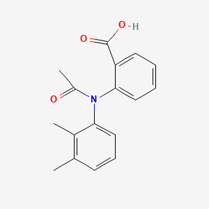 2-[Acetyl(2,3-dimethylphenyl)amino]benzoic acid | C17H17NO3 | CID ...