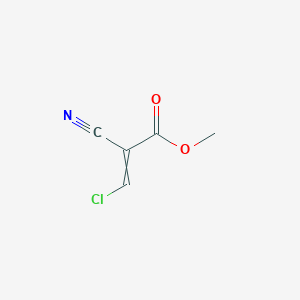 2-Propenoic acid, 3-chloro-2-cyano-, methyl ester | C5H4ClNO2 | CID ...